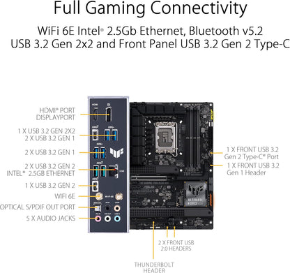 ASUS TUF Gaming Z890-Plus Wifi DDR5 LGA 1851 (Intel Core Ultra 200)