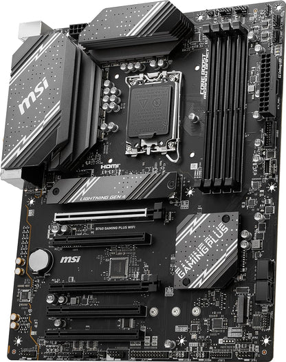 MSI B760 GAMING PLUS WIFI DDR5 LGA 1700 (Intel 12th, 13th, 14th Gen)