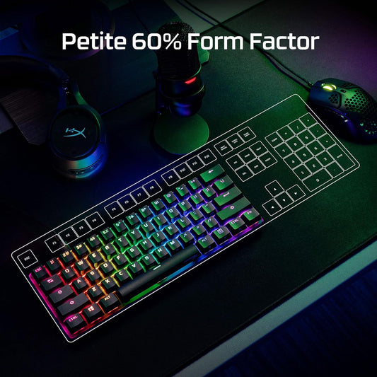 HyperX Alloy Origins 60 RGB USB-Cable Teclado Mecanico 60%