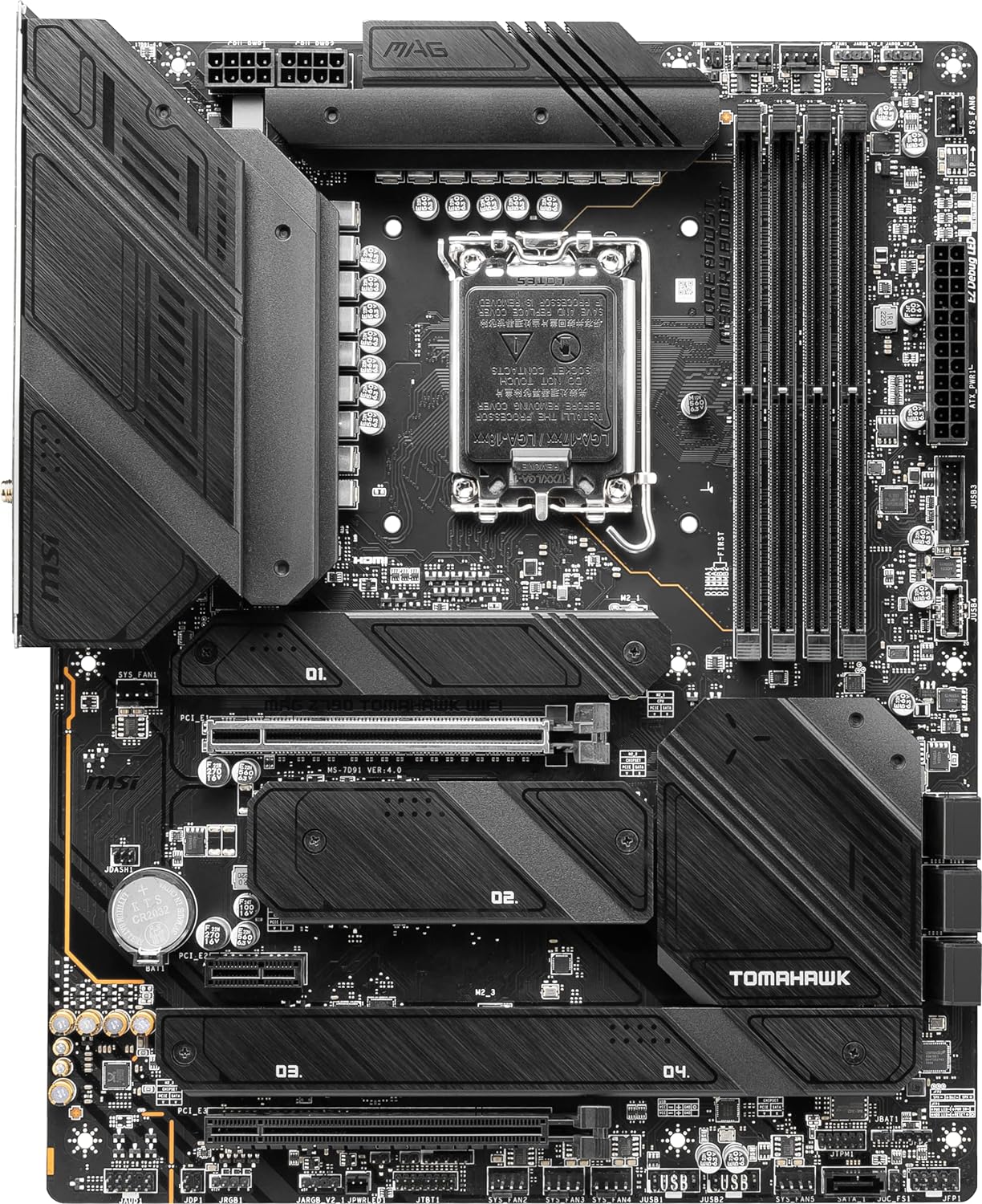 MSI MAG Z790 Tomahawk GAMING WIFI DDR5 LGA 1700 (Intel 12th, 13th, 14th Gen)