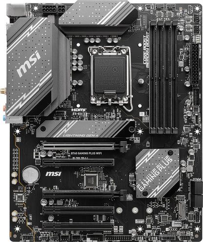 MSI B760 GAMING PLUS WIFI DDR5 LGA 1700 (Intel 12th, 13th, 14th Gen)