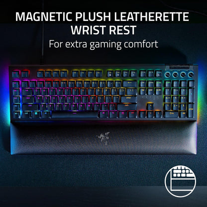 Razer Blackwidow V4 RGB USB Teclado Mecanico Yellow Switch