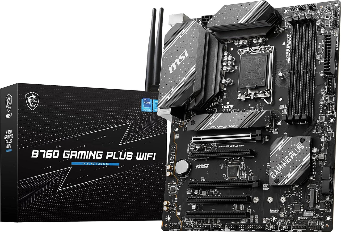 MSI B760 GAMING PLUS WIFI DDR5 LGA 1700 (Intel 12th, 13th, 14th Gen)