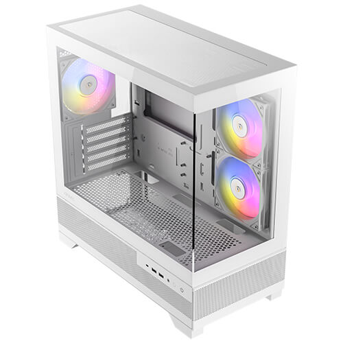 ANTEC CX500M ARGB White Mid-Tower Gaming Case Micro-ATX